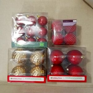 Set of Christmas Ornaments